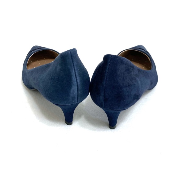 Alfani step n flex Womens Leather Suede shoes size 7M Blue, New - Picture 6 of 8